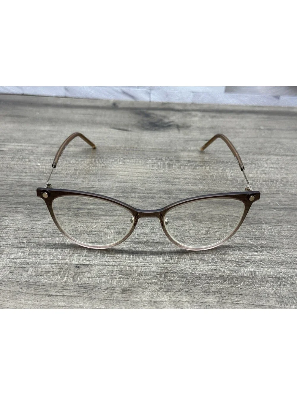 Marc Jacobs Designer Eyeglasses, Frames Only, MARC 32 TVX ..-..-140 Brown Clear